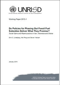 Do Policies for Phasing Out Fossil Fuel Subsidies Deliver What They Promise? Social Gains and Repercussions in Iran, Indonesia and Ghana